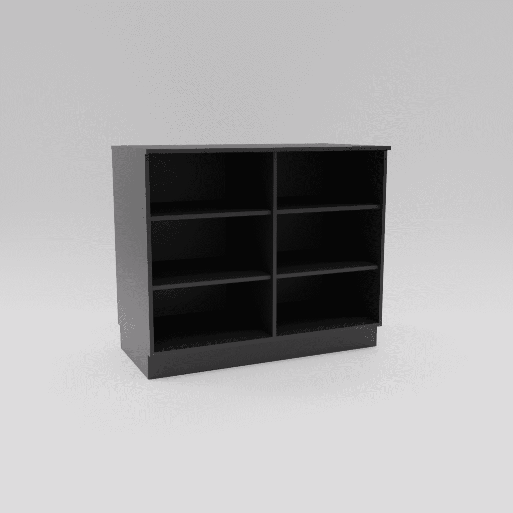Moduldisk 1200x600x970 svart