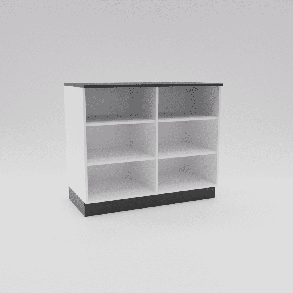 Moduldisk 1200x600x970 vit
